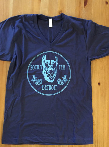 Socra Tea Detroit Unisex T-shirt- BLACK